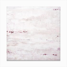 Neutral Abstract Painting 1 Square Canvas Print