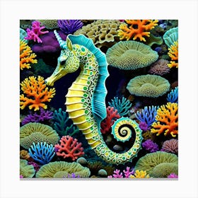 Seahorse 3 Canvas Print