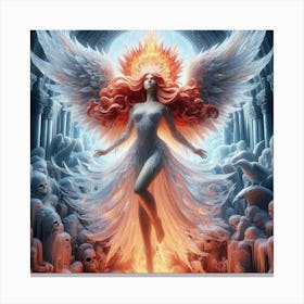 Angel Of Death 1 Canvas Print