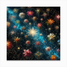 Flowers Of The Universe 1 Canvas Print
