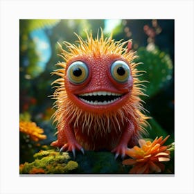 Firefly Whimsical Photorealistic Creature Full Of Playful Charm 22028 (3) Canvas Print