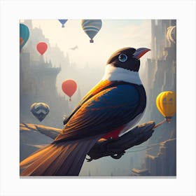 Bird In The Sky Canvas Print