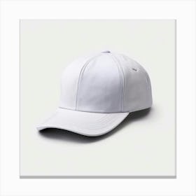 White Baseball Cap 11 Canvas Print