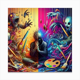 Psychedelic Art 38 Canvas Print