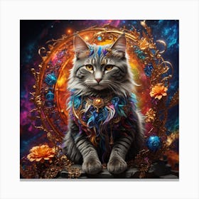 Magical Cat 15 Canvas Print