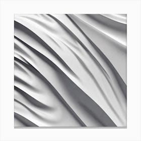 Abstract White Fabric 1 Canvas Print