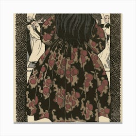 Girl In A Dress 1 Canvas Print