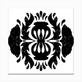 Damask Canvas Print