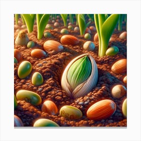 Oliver, the tiny seed Canvas Print