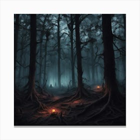 Dark Forest 47 Canvas Print