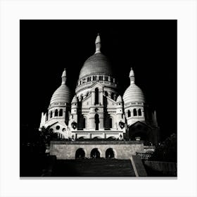 Sacrament Chapel At Night Canvas Print