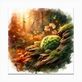 Mossy Forest Canvas Print