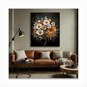 Golden Tree Canvas Print