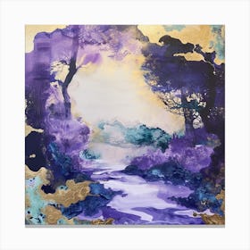 Purple Forest Canvas Print