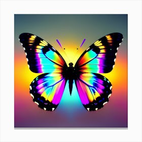 Rainbow Butterfly 9 Canvas Print