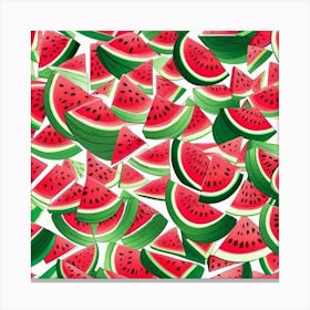 Watermelonpattern 5 Canvas Print