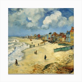 Beach By Vincent Van Gogh 1 Canvas Print