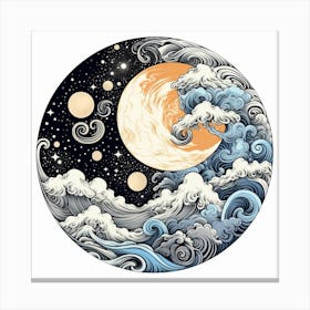 Great Moon Canvas Print