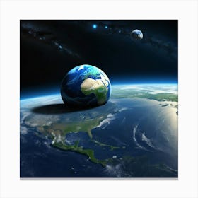 Earth From Space 10 Canvas Print