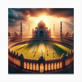 Beautiful Taj Mahal Canvas Print