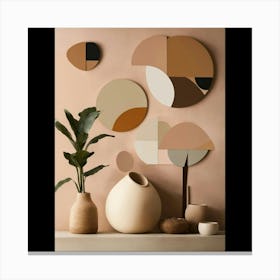 Abstract Geometric Wall Art Canvas Print