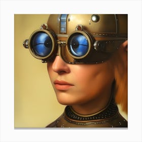 Steampunk Girl 24 Canvas Print