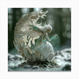 Fairy In The Snow 1 Canvas Print