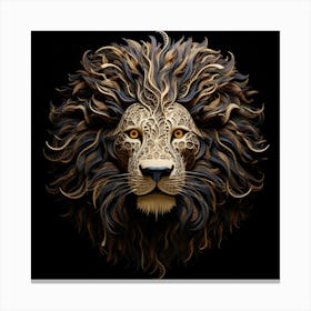 Lion Head 1 Canvas Print