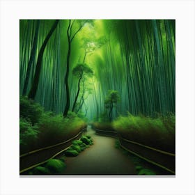 Bamboo Forest 13 Canvas Print