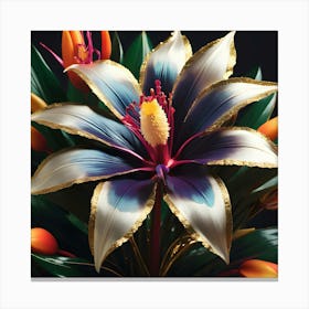 Opulent Exotic Flower 1 Canvas Print