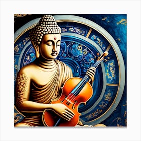 The Playing Buddha #5 Canvas Print