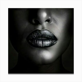 Firefly Bold And Mysterious Sealed Black Lips Of Silence 44658 (2) Canvas Print