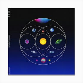 Coldplay Album Fanart 3 Canvas Print