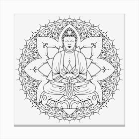 Meditation Mandala 08 Canvas Print