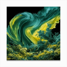 'Wavy Forest' Canvas Print