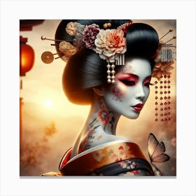 Geishaart64 Canvas Print