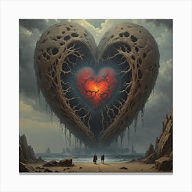 Heart Of Stone Canvas Print