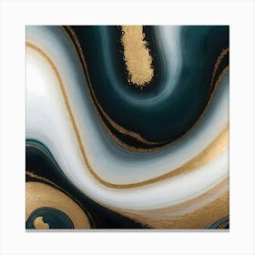Agate Swirl Canvas Print