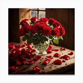 Red Roses 5 Canvas Print