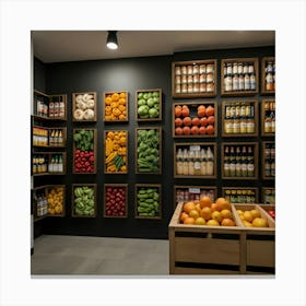 Default Create Unique Design Of Grocery Art Wall 2 Canvas Print