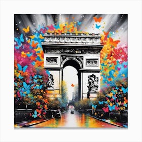 Arc De Triomphe Paris Canvas Print