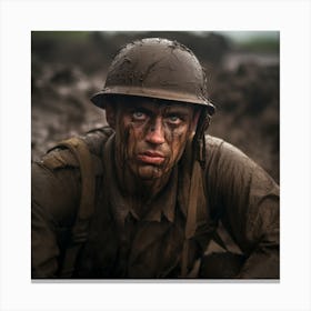 Wwii Soldier Canvas Print