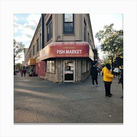 Fish Market Canvas Print