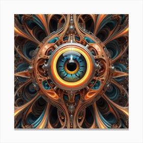 Fractal Eye Canvas Print