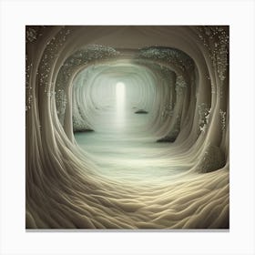 Frozen Tunnel Canvas Print