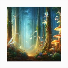 Fairy Forest 5 Canvas Print