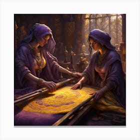 Two Witches Canvas Print