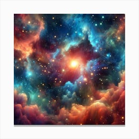 Cosmic Whirl 1 Canvas Print