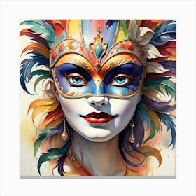 Carnival Mask 6 Canvas Print