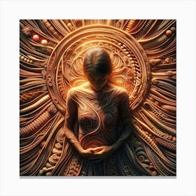 Shamanic Woman 1 Canvas Print